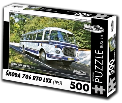 Puzzle RETRO-AUTA Škoda 706 RTO LUX autobuz 500 piese