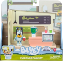bluey mini juice shop – set de figurine și accesorii