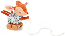 Lilliputiens - Jucărie de pluș de tras Cerbul Stella 12 luni+