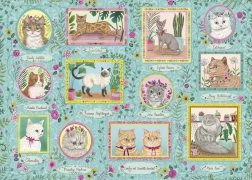 Puzzle Gibsons Pisici Celebre 1000 Piese