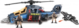 Elicopter de jucărie cu figurine și efecte