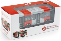 Autobuz metalic PID Praga roșu