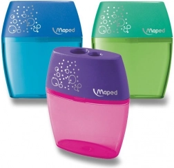 Ascuțitoare Dublă Maped cu Recipient