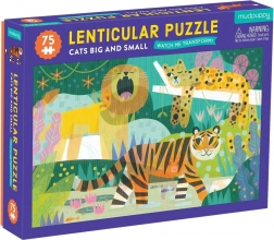Puzzle lenticular pisici mici și mari