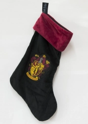 Șosetă de Crăciun Harry Potter Gryffindor din fleece plușat