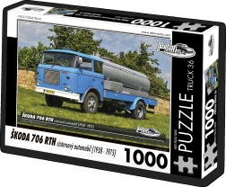 Puzzle Retro-mașini Škoda 706 RTH autocisternă – 1000 piese