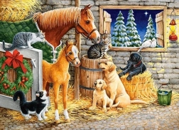 Puzzle 300 piese Gathering Friends