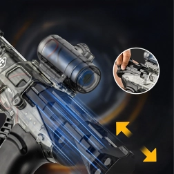 Pistolă cu apă electrică cu tragere automată și acumulator, rază 10 m