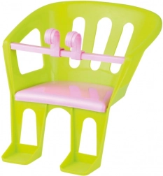 Scăunel de bicicletă pentru păpușă cu cârlige