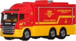 Matchbox Working Rigs Scania stație de comandă tactică – vehicul de salvare al pompierilor