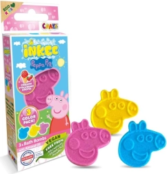 Inkee bombe efervescente pentru baie PEPPA PIG mini set