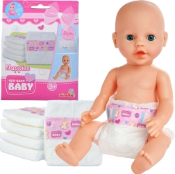 Scutece pentru păpușă Simba New Born Baby - 5 bucăți