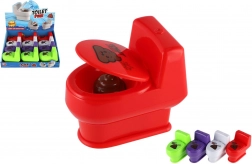 Jucărie amuzantă de stropit în formă de toaletă - 4 variante de culori