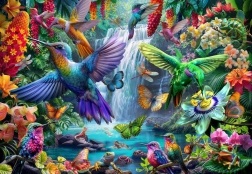 Puzzle Colibri Tropicali 1000 de piese