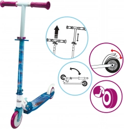 Trotinetă pliabilă pentru copii DISNEY FROZEN cu ghidon reglabil – ambalaj deteriorat