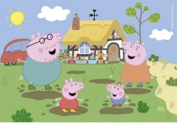 Puzzle Clementoni Peppa Pig distracție în noroi