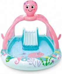 Centru de joacă gonflabil Caracatiță cu duș de apă și tobogan