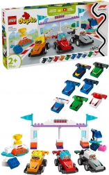 LEGO DUPLO 10445 Mașini de curse și piloți ai echipelor F1