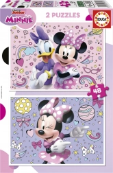Puzzle Educa Minnie 2×48 piese