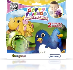 Animăluțe din pluș extensibile Softy Friends – Familia Rocza