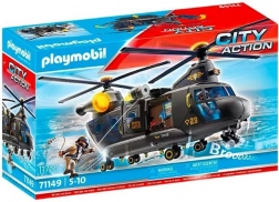 Playmobil City Action elicopter de salvare al unității speciale