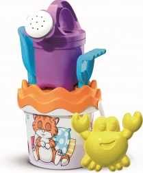 ANDRONI set de nisip Pisicuță jucăușă cu stropitoare – mică, 6 piese