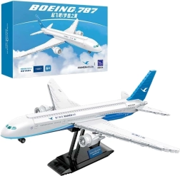 Set de construcție Pantasy avion BOEING 787 Dreamliner 55 cm, 744 piese
