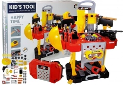 Atelier pentru copii 3în1 cu unelte și geantă