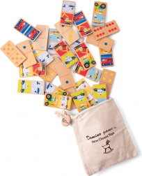 Domino din lemn Mijloace de transport