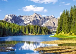 puzzle 3000 piese lacul Misurina, Italia