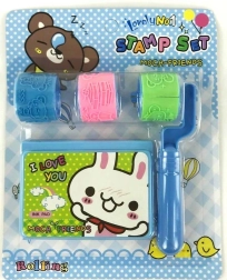 Set de role ștampilatoare cu suport, 3 motive