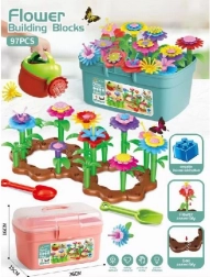 Set de construcție flori 97 piese DIY