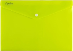 Plic cu capsă Opaline, A4, verde lime