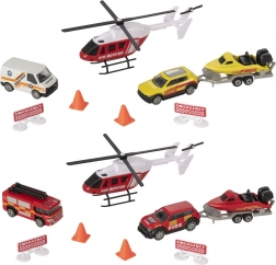 Teamsterz echipă de salvare Air & Sea – set de vehicule de intervenție