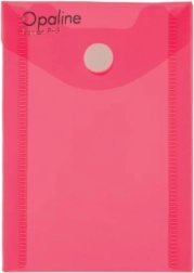 Plic cu capsă A7 pe verticală OPALINE roz