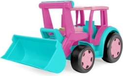Gigant tractor încărcător roz 60 cm