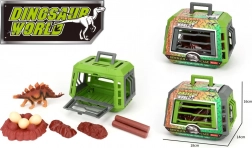 Dinozaur în cușcă cu accesorii