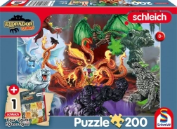 Puzzle Eldrador: creaturi rele 200 piese + figurină SCHLEICH