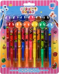 Creioane gel parfumate cu puf 12 buc.