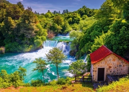 Puzzle Parcul Național Krka, Croația 1000 piese