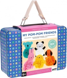 Geantă creativă Animăluțe din ciucuri de la Petit Collage