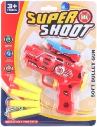 Pistolă cu proiectile din spumă pentru copii