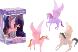 Figurină unicorn cu aripi