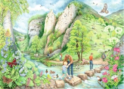 Puzzle Plimbare Dovedale 1000 de piese