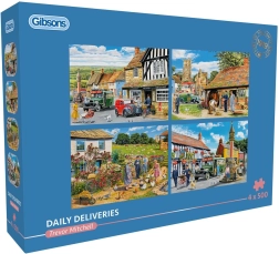 Puzzle Gibsons „Livrări zilnice” 4×500 piese