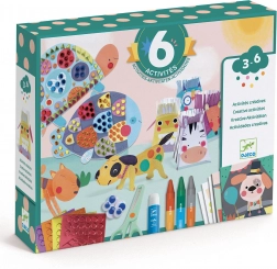 DJECO set creativ Casă plină de animale