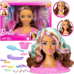 Cap Barbie pentru coafat și stilizat cu accesorii, 20 de piese