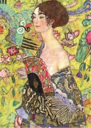 Puzzle Doamnă cu evantai 1000 piese EDUCA