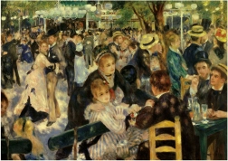 Puzzle Dans la Moulin de la Galette 3000 piese