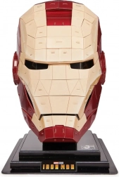 4D Build casca lui Iron Man – puzzle 3D de construit pe suport